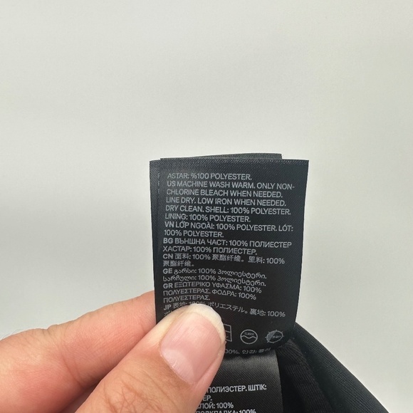 HM Skirt Women 4 NEW Black Coquette Whimsigoth Chiffon Polka Dots Tiered Pull On - Picture 8 of 10